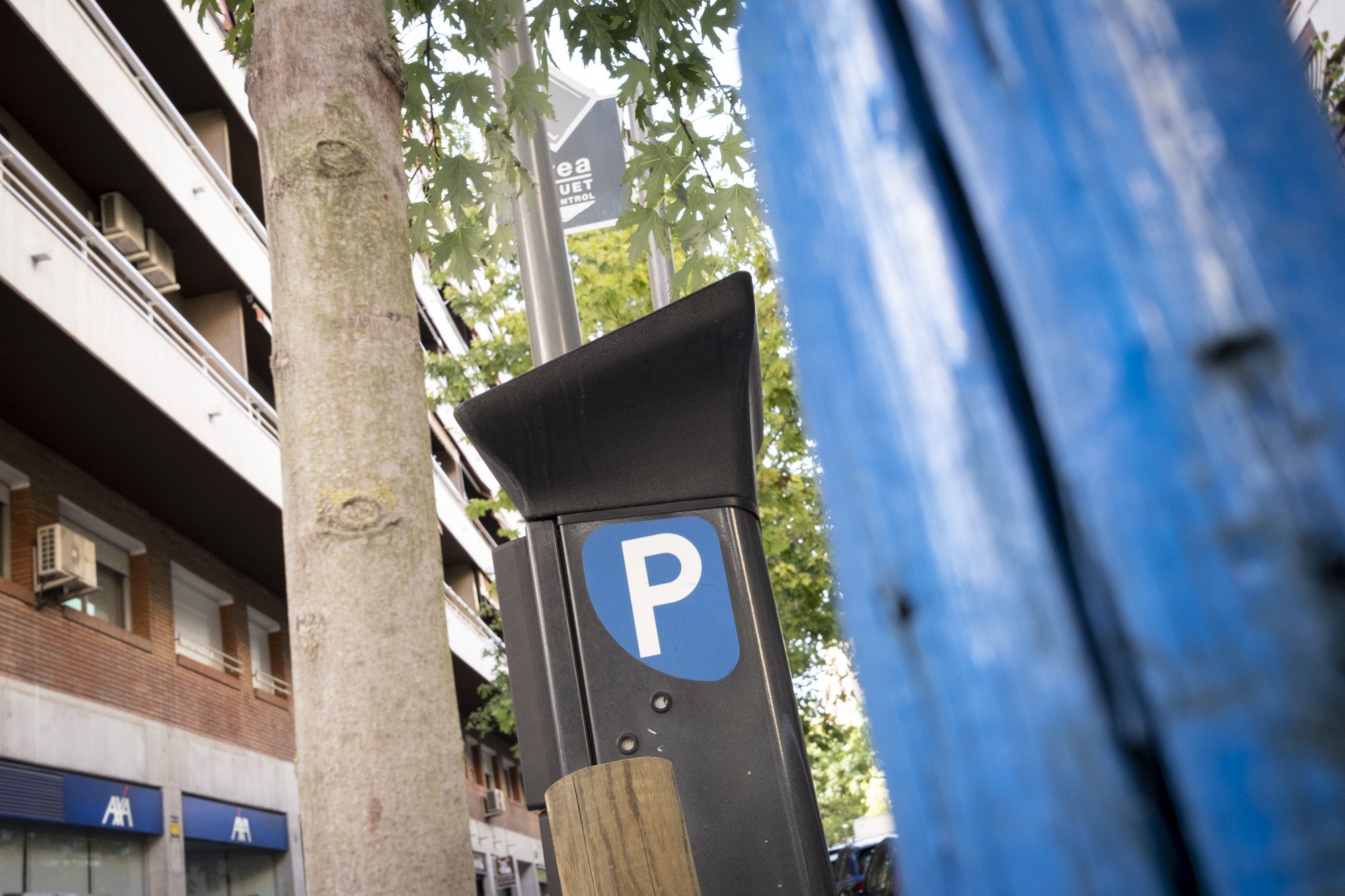Zona Blava, parquímetre, aparcament / Foto: Carlos Baglietto