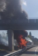 Accident camió A 6 Ponferrada_Twitter Kike Leyre