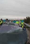 Accident Torrejón de Velasco (Madrid) / Foto: 112 Comunidad de Madrid