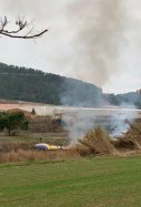 Globus incendiat a Sallent