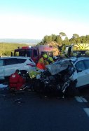 Accidente C 37 St. Salvador de Guardiola / SCT