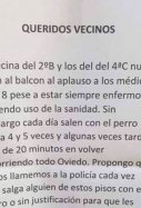 Carta de una vecina / Twitter