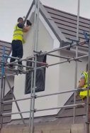 Un obrero destroza una casa por no cobrar / RRSS