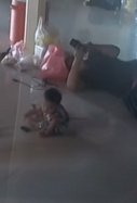 Una madre salva a su hijo de la mordida de un cienpiés venenoso / Viral Press