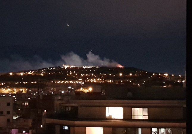 Incendio Montjuic Barcelona / Twitter zoelhl