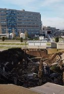 Agujero en un hospital / Cedida