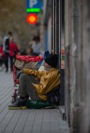 Persona sin techo Barcelona / Europa Press