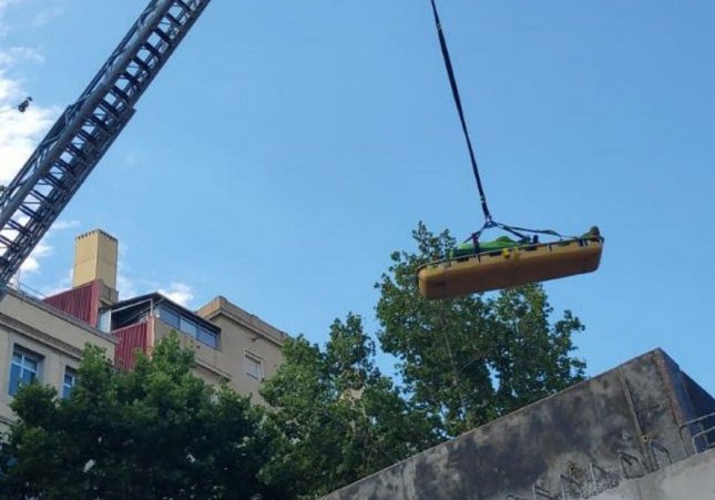 Rescate calle Llull / Bombers de Barcelona