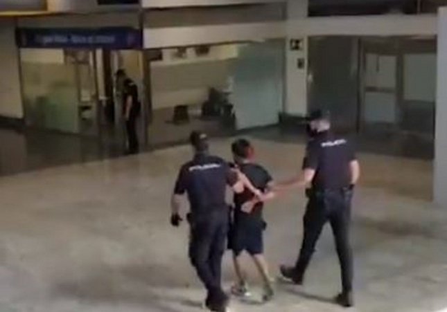 Juan Camilo detenido / Policía Nacional