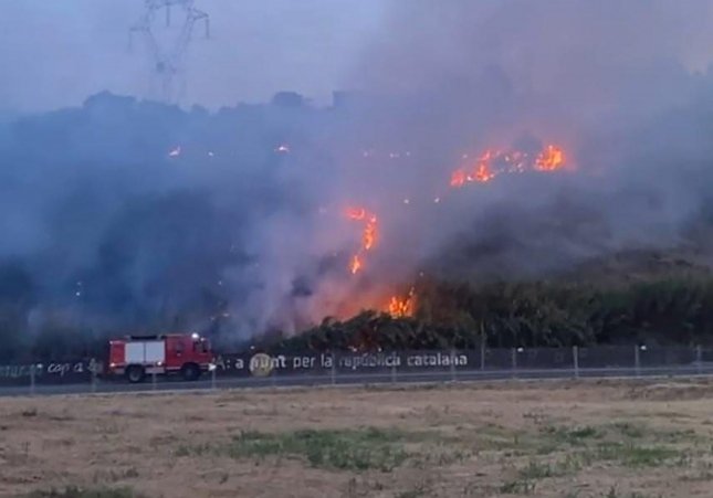 Incendi Sant Vicenç dels Horts / Cedida