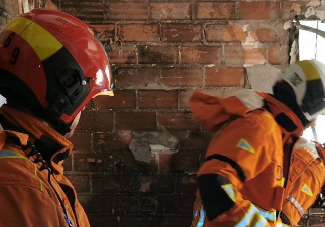 Incendio Alberic / Bomberos Valencia