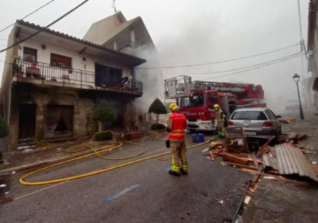 Explosión Castellcir / Bombers Generalitat
