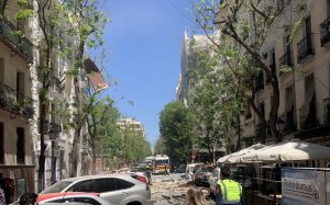 Forta explosió Madrid Barri Salamanca Edifici