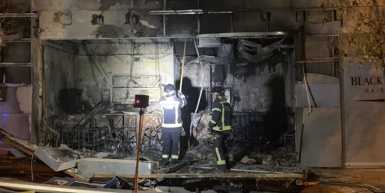Una explosión de gas en Madrid deja 2 heridos