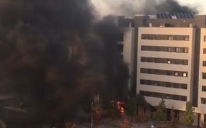 Incendio en Alcorcón / Redes sociales