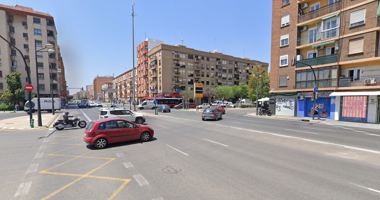 Avenida de Doctor Peset Aleixandre de Valencia, cerca de donde fue detenido el hombre denunciado por violar a su suegra / GOOGLE STREET VIEW