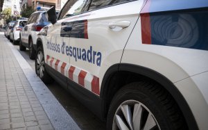 Recurs mossos d'esquadra costat cotxe / Foto: Carlos Baglietto