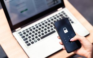 EuropaPress 4740305 april 2022 phone password lock for mobile cyber security or login