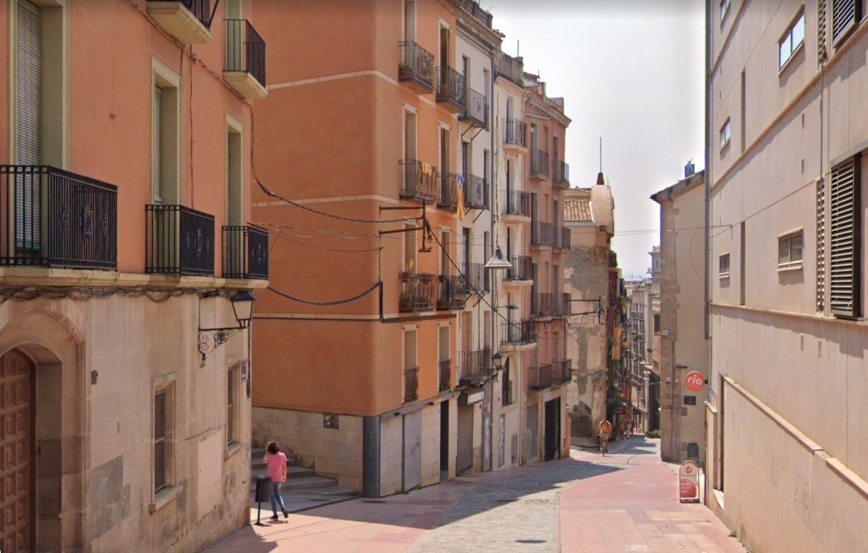 Imatge d'arxiu del carrer Cavallers de Lleida