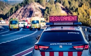 Imatge d'un accident de trànsit a Catalunya en una imatge d'arxiu