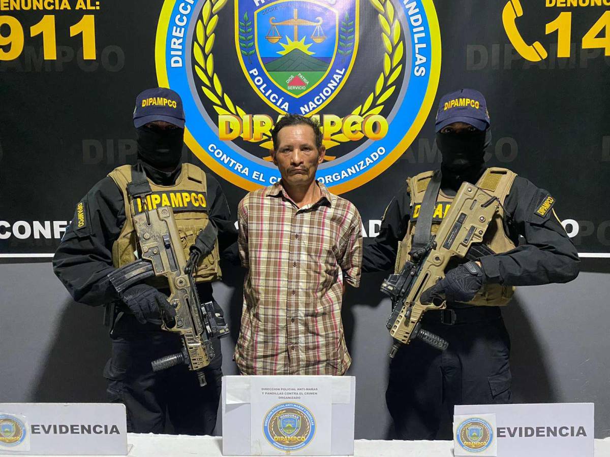 Agner Vega detingut / POLICIA D'HONDURES