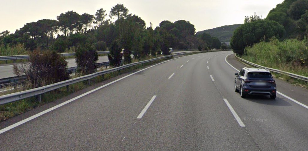 Carretera C 32 a Calella