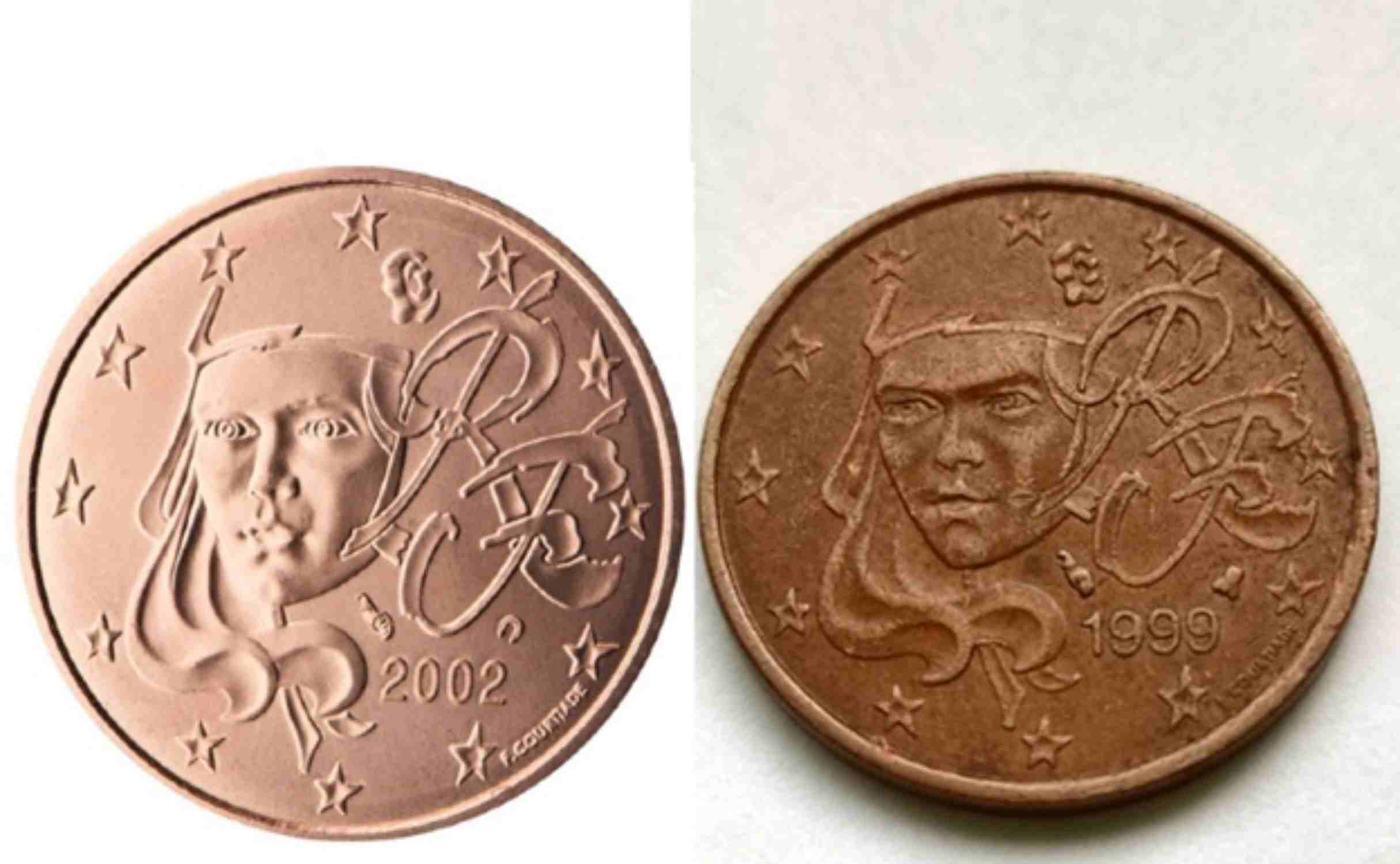 monedas cinco centims francia