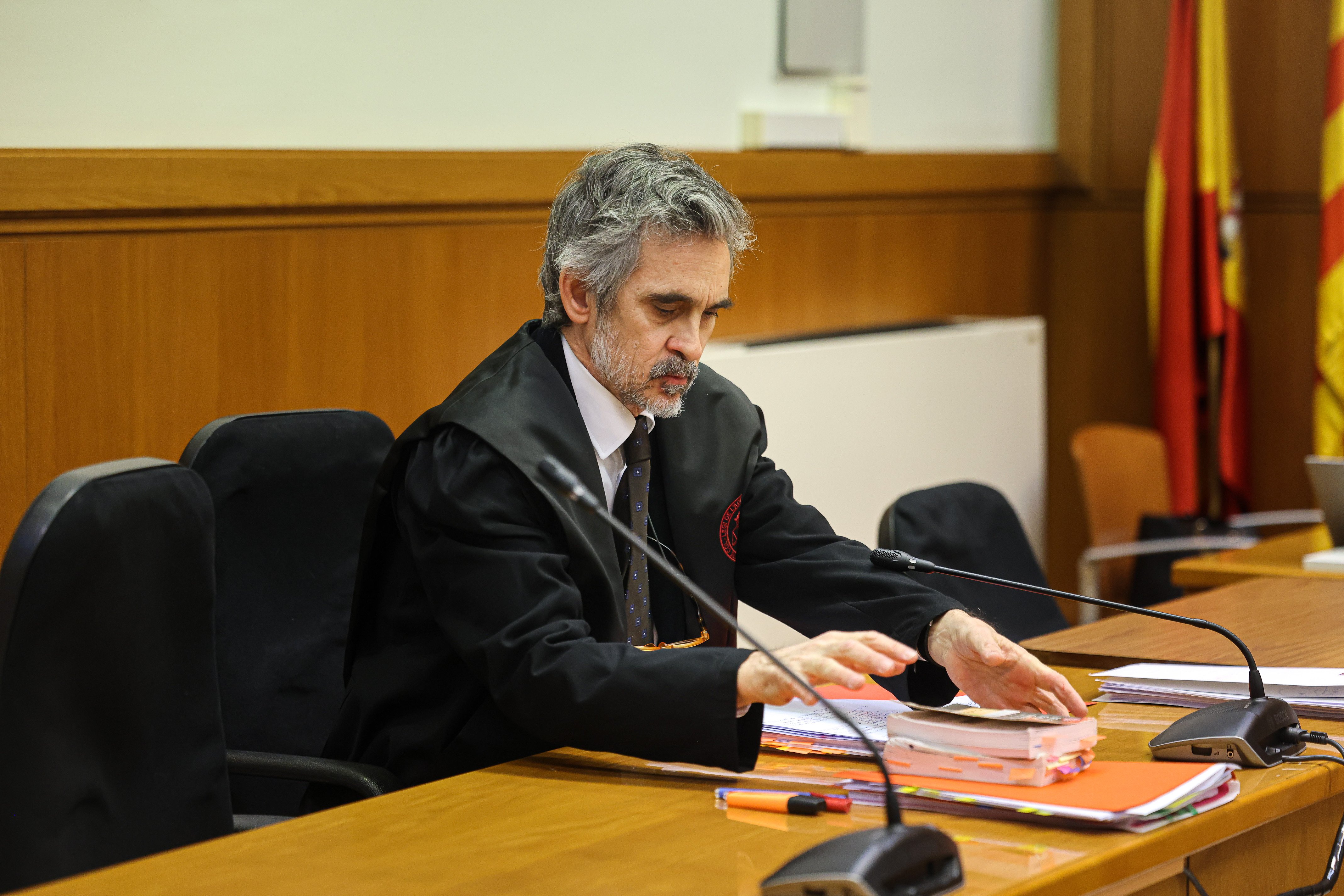 El abogado Dani Alves Cristobal Martell vista Audiencia de Barcelona ACN