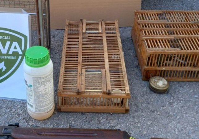 El compost químic i d'altre material comissat pels Agents Rurals a Olot / AGENTS RURALS