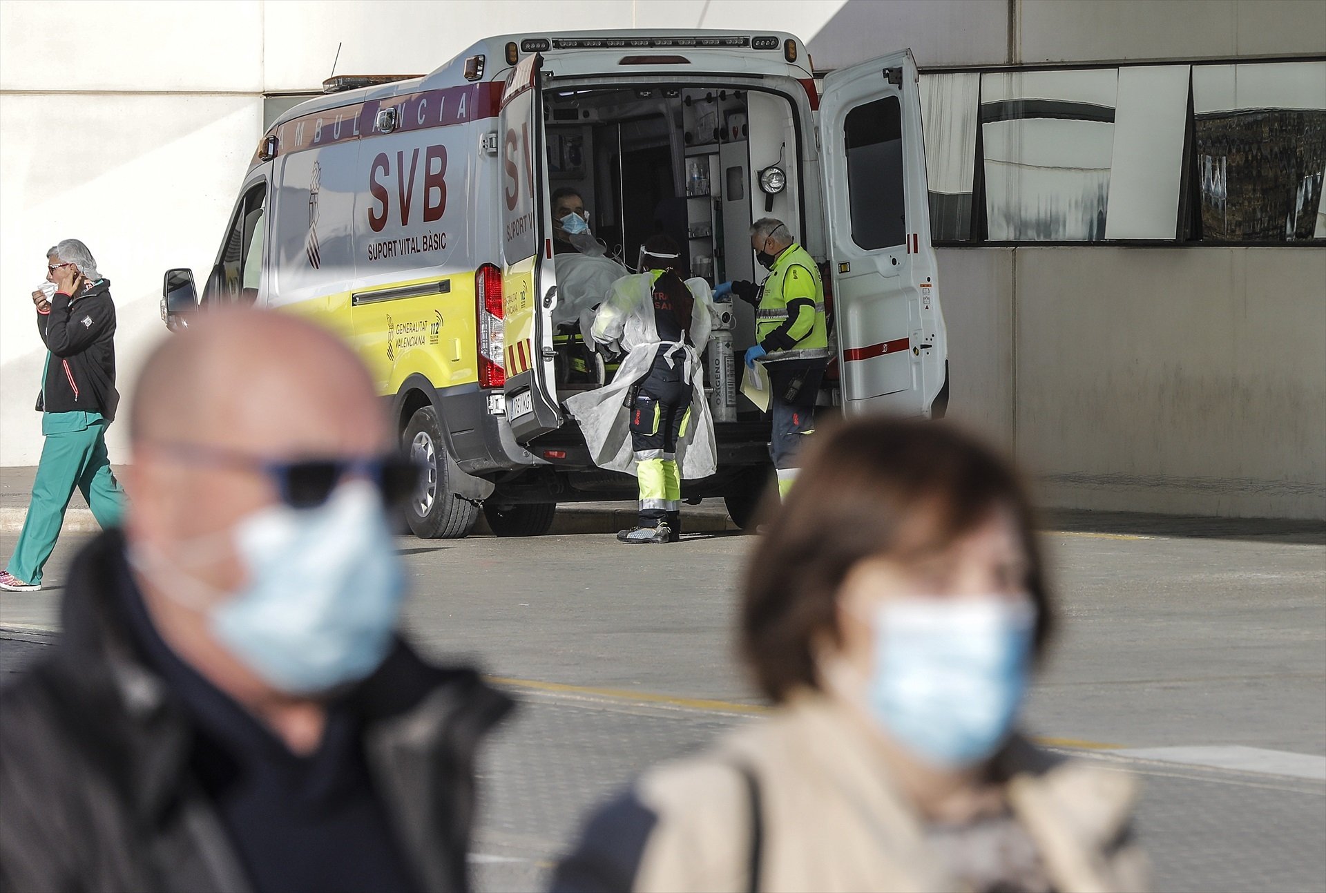 Una ambulància del servei d'emergències de València / Rober Solsona, Europa Press