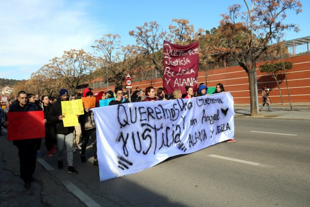 Manifestación en Sallent contra el acoso escolar / Foto: Anida Monaguillo ACN