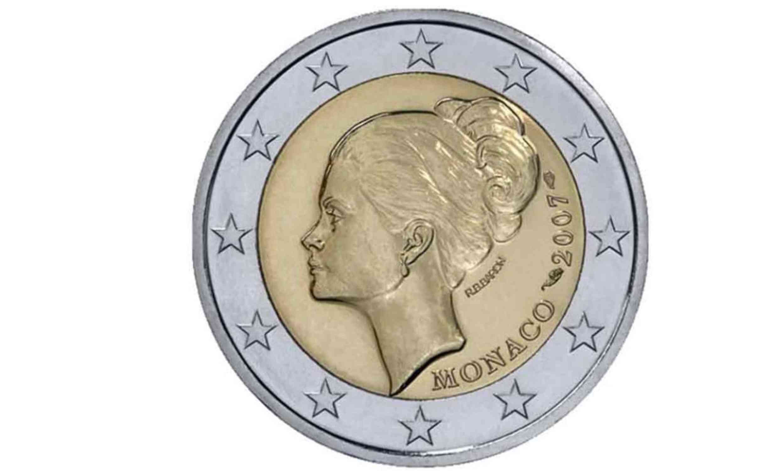 moneda dos euros grace kelly monaco