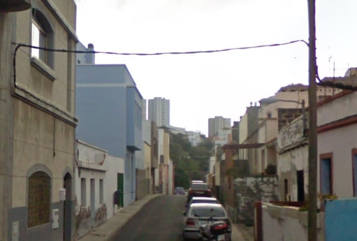 Zona on s'ha produït l'homicidi a Las Palmas de Gran Canària