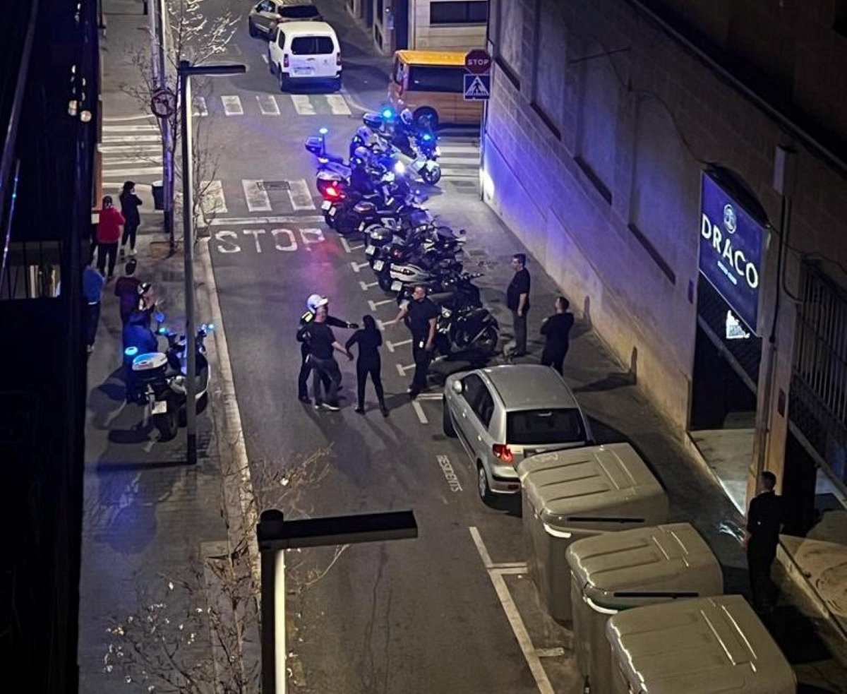 Multitudinària baralla a la discoteca Draco de Barcelona