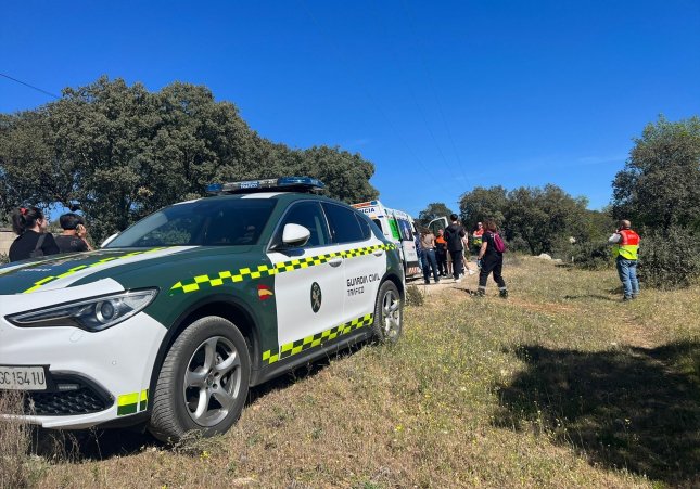 Efectius d'emergències després de l'atropellament mortal a Valdemorillo (Madrid) / EMERGENCIAS 112 COMUNIDAD DE MADRID