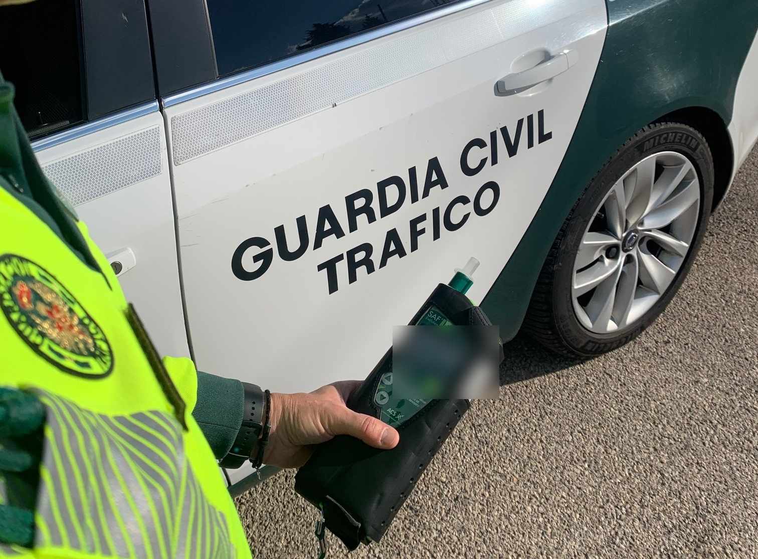 guardia civil transit alcoholimetre