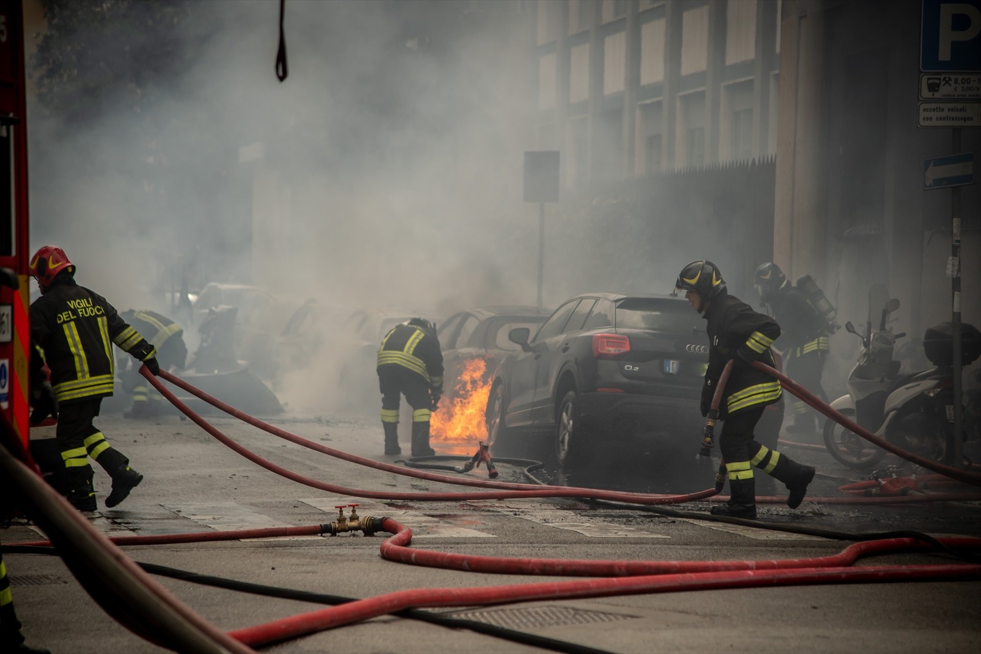 Explosió al centre de Milà / Claudio Furlan, Lapresse vi Zuma, Dpa, EP