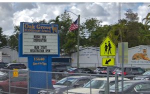 Oak Grove, l'escola propera on es va produir el tiroteig mortal