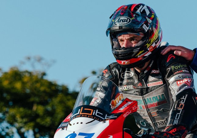 El pilot Raül Torras Martínez en una imatge d'arxiu / ISLE OF MAN TT