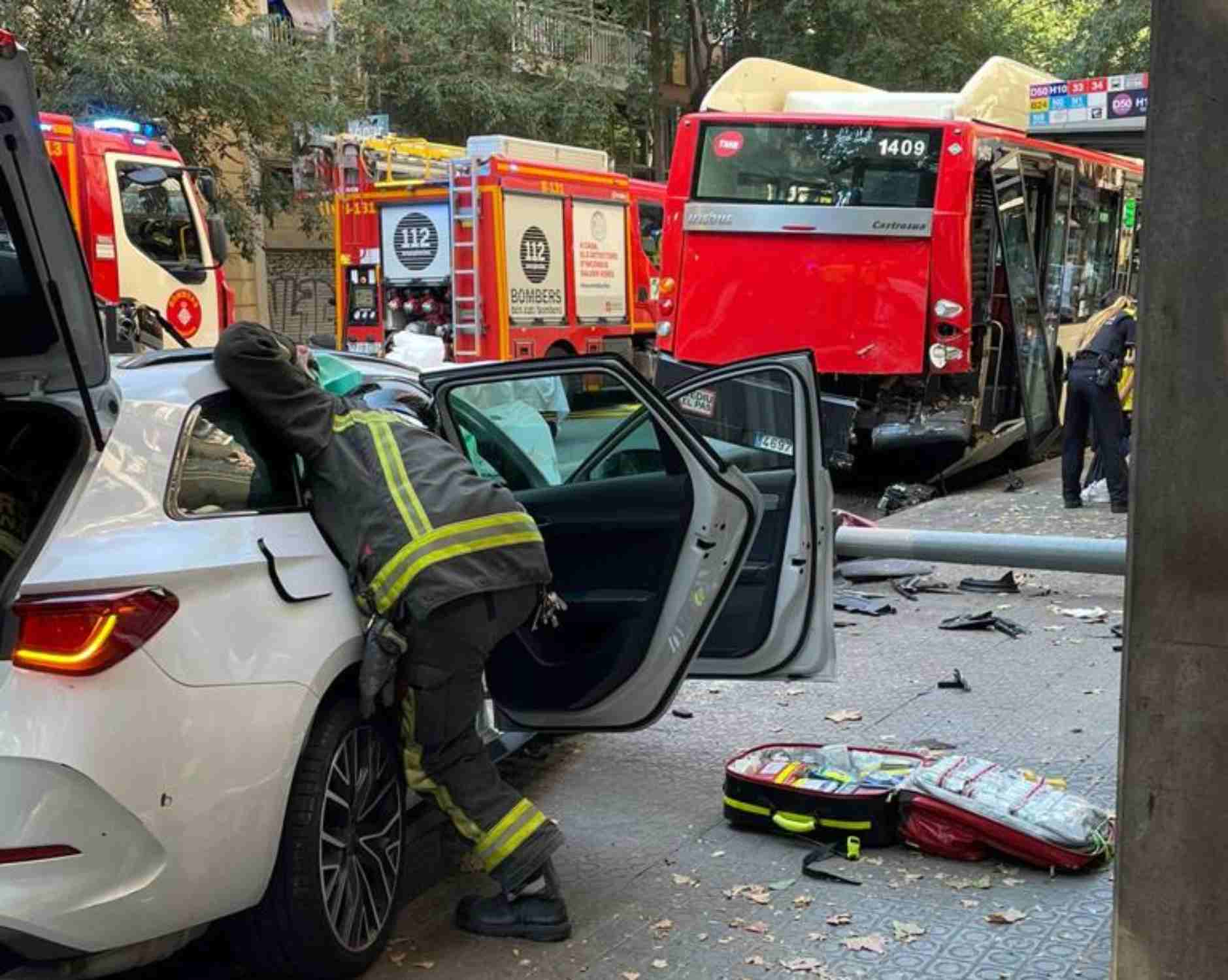 accident barcelona carrer valencia