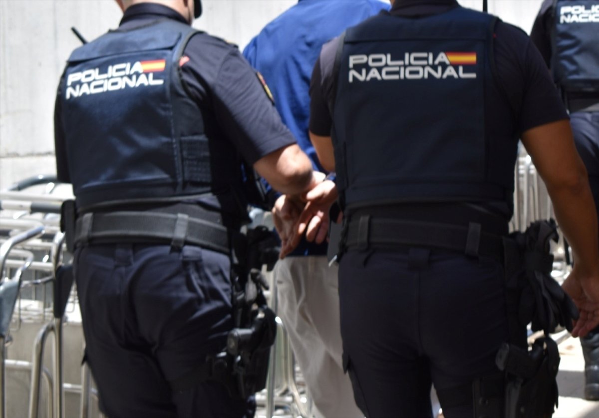 Agents de la Policia Nacional realitzant una detenció en una imatge d'arxiu / CNP