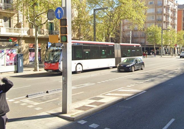 Cruïlla de Barcelona on s'ha produït l'incident