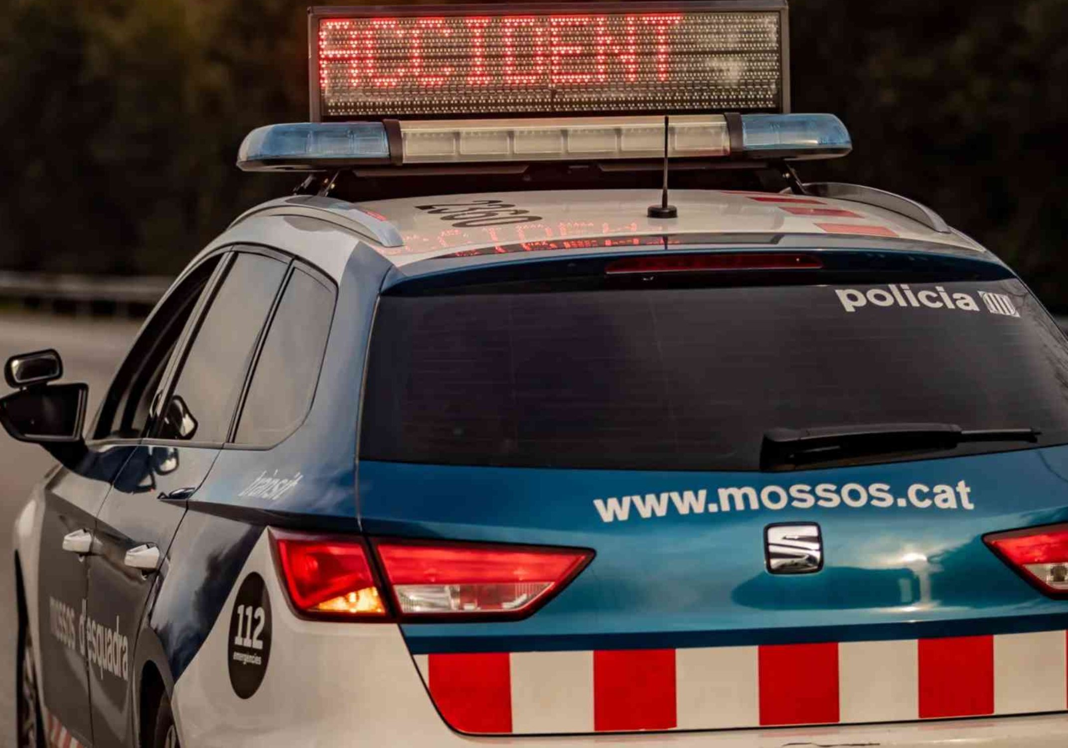 cotxe mossos accident