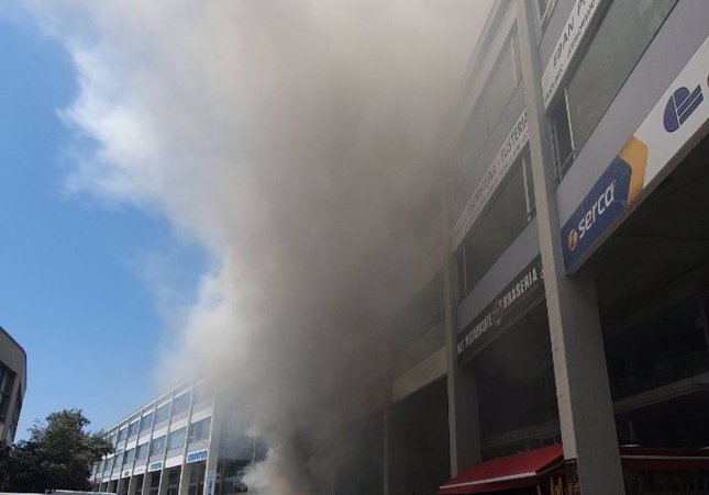Incendi a Badalona