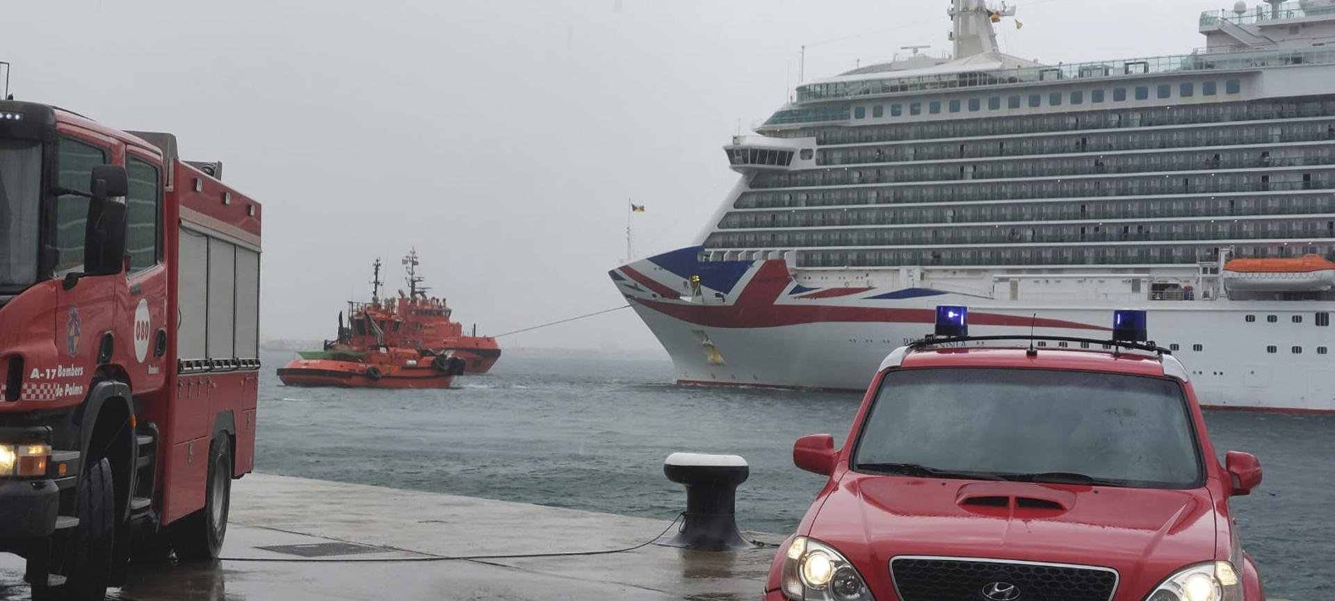 Creuer accidentat a Palma / Autoritat Portuària de Balears