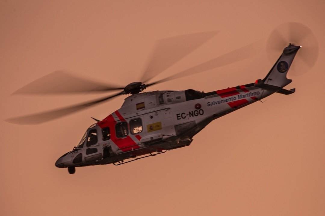 Un helicòpter de Salvament Marítim en una imatge d'arxiu / SALVAMENT MARÍTIM