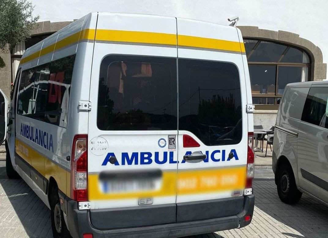 L'ambulància robada a Tordera / CEDIDA