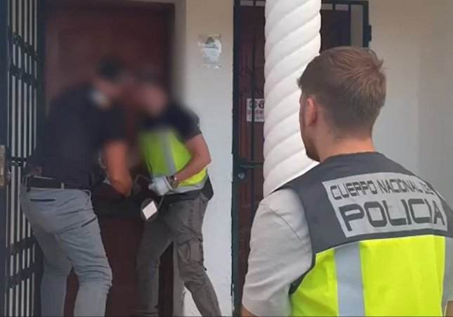 Entrada a Tarragona de la Policia Nacional