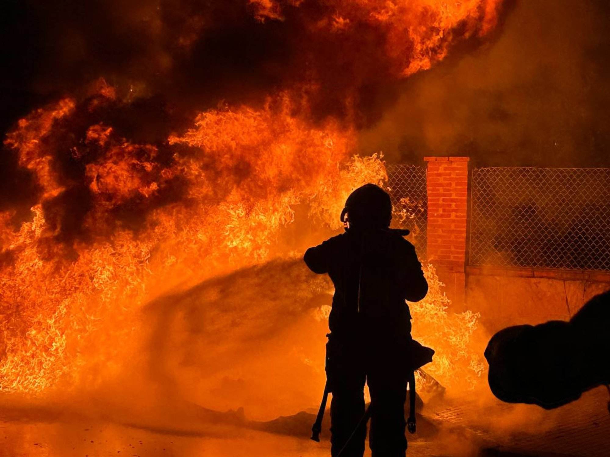 incendio terraza