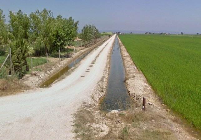 Zona on s'ha produit l'accident mortal a Deltebre